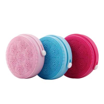 Mini Portable Waterproof Sonic facial cleansing brush Electric Silicone Facial Cleanser for personal care